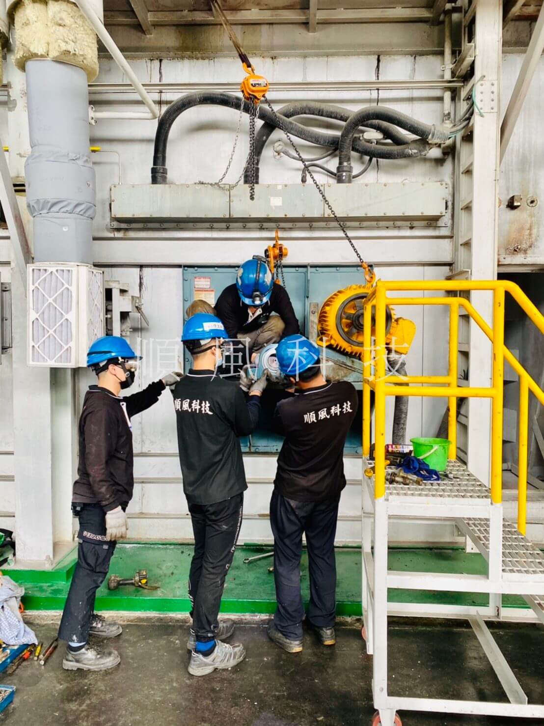 風車拆裝維護工程的第10張圖片